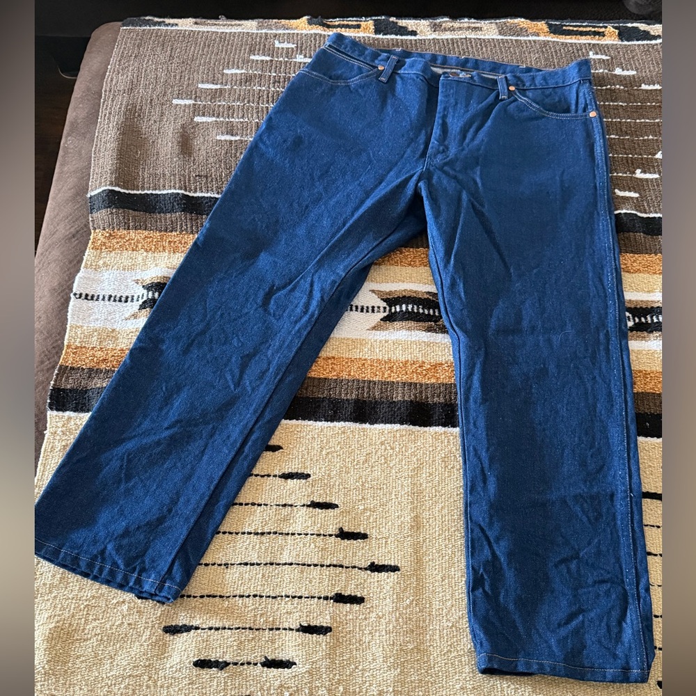 Vintage Wrangler Indigo Blue Straight Men's Western Jeans 38x29